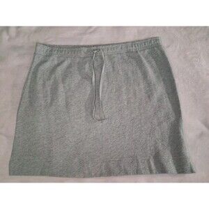 Ann Taylor LOFT LOUNGE Size XL Pull On Terry Cloth Knit Skirt Light Green NWT
